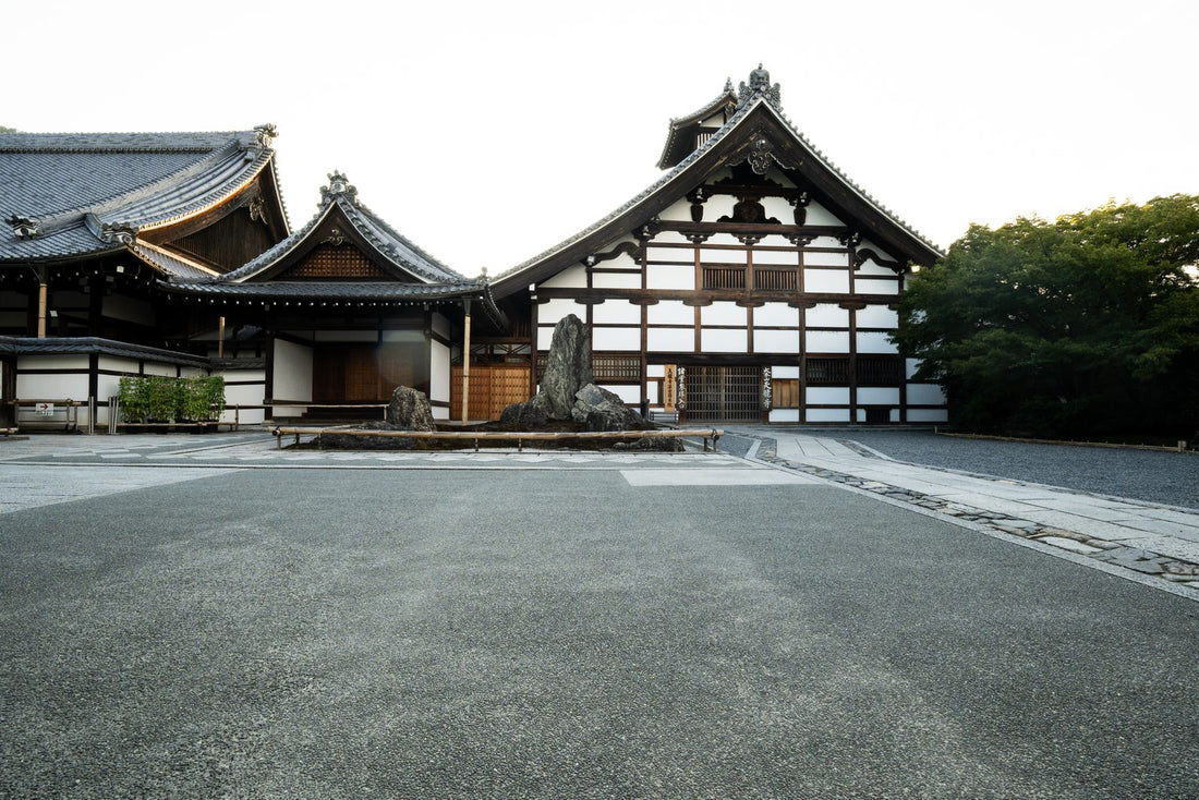 A traditional temple in Kyoto in early light