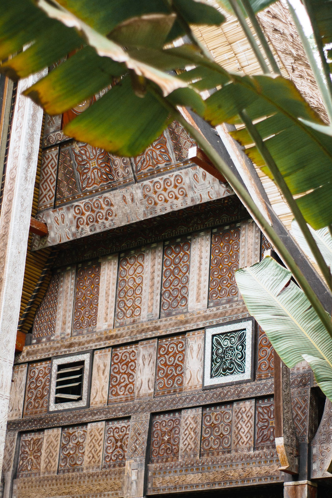 Traditional boat-roofed houses in Tana Toraja