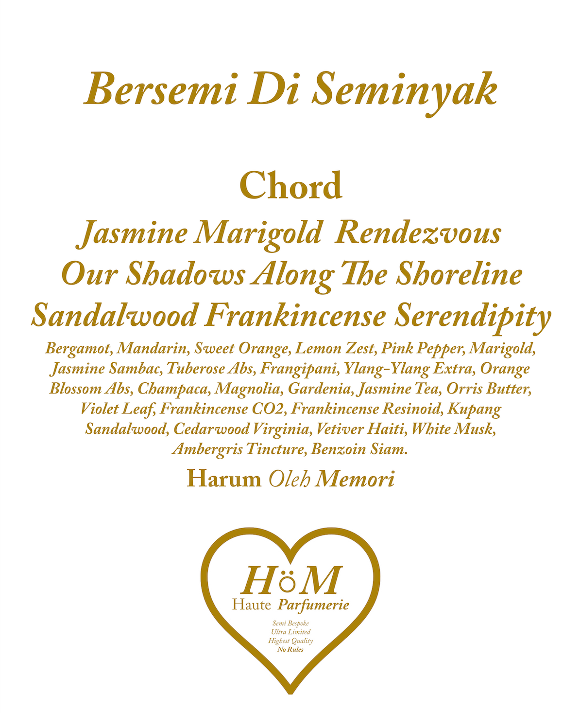 Bersemi Di Seminyak 50ml
