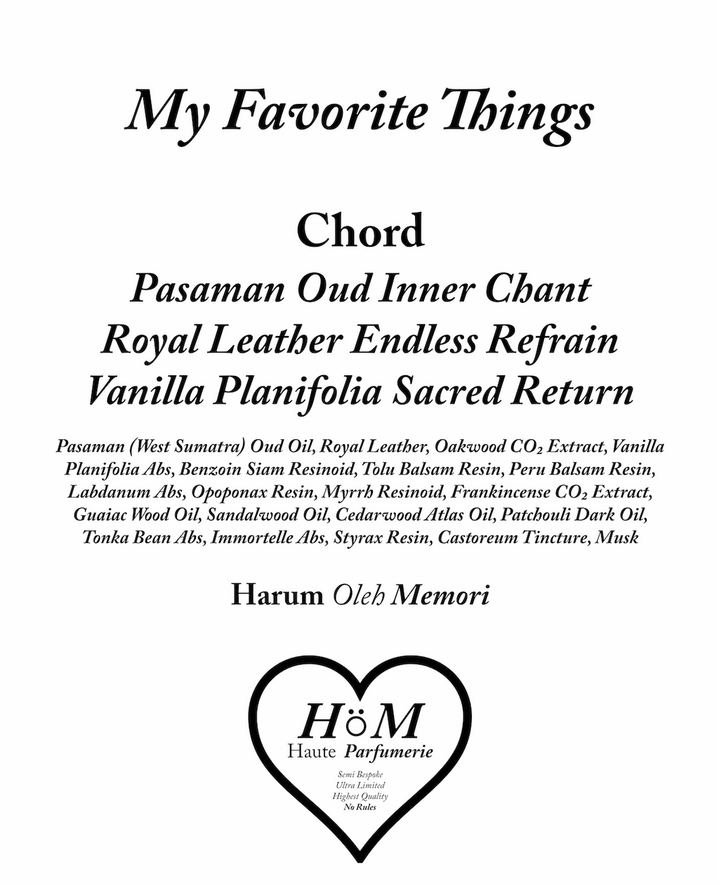 My Favorite Things 50ml