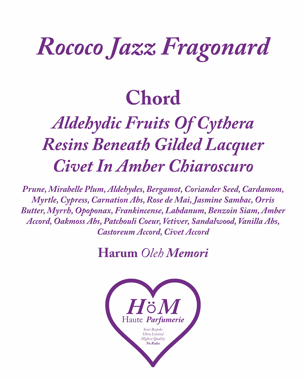 Rococo Jazz Fragonard 50ml
