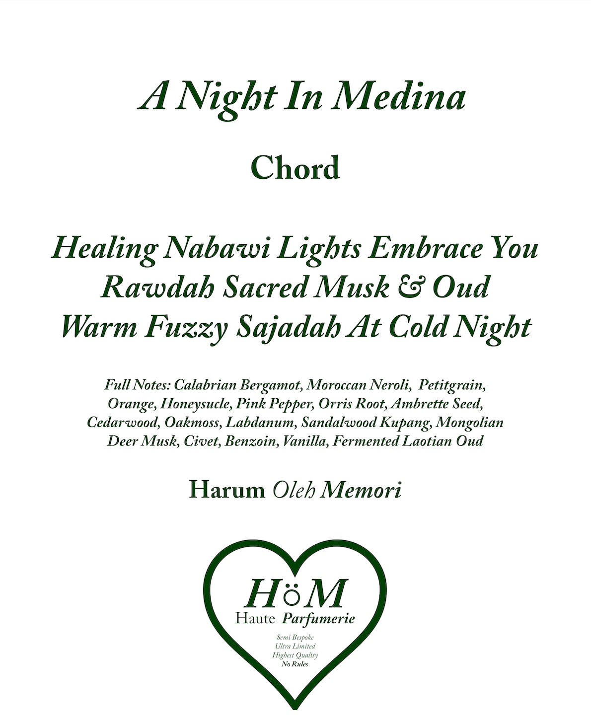 A Night In Medina 50ml [Pre Order]