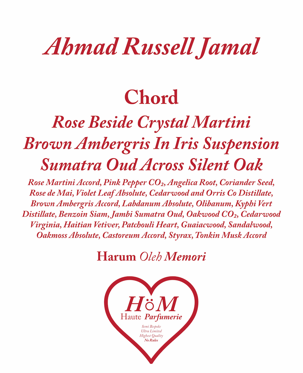Ahmad Russell Jamal 50ml