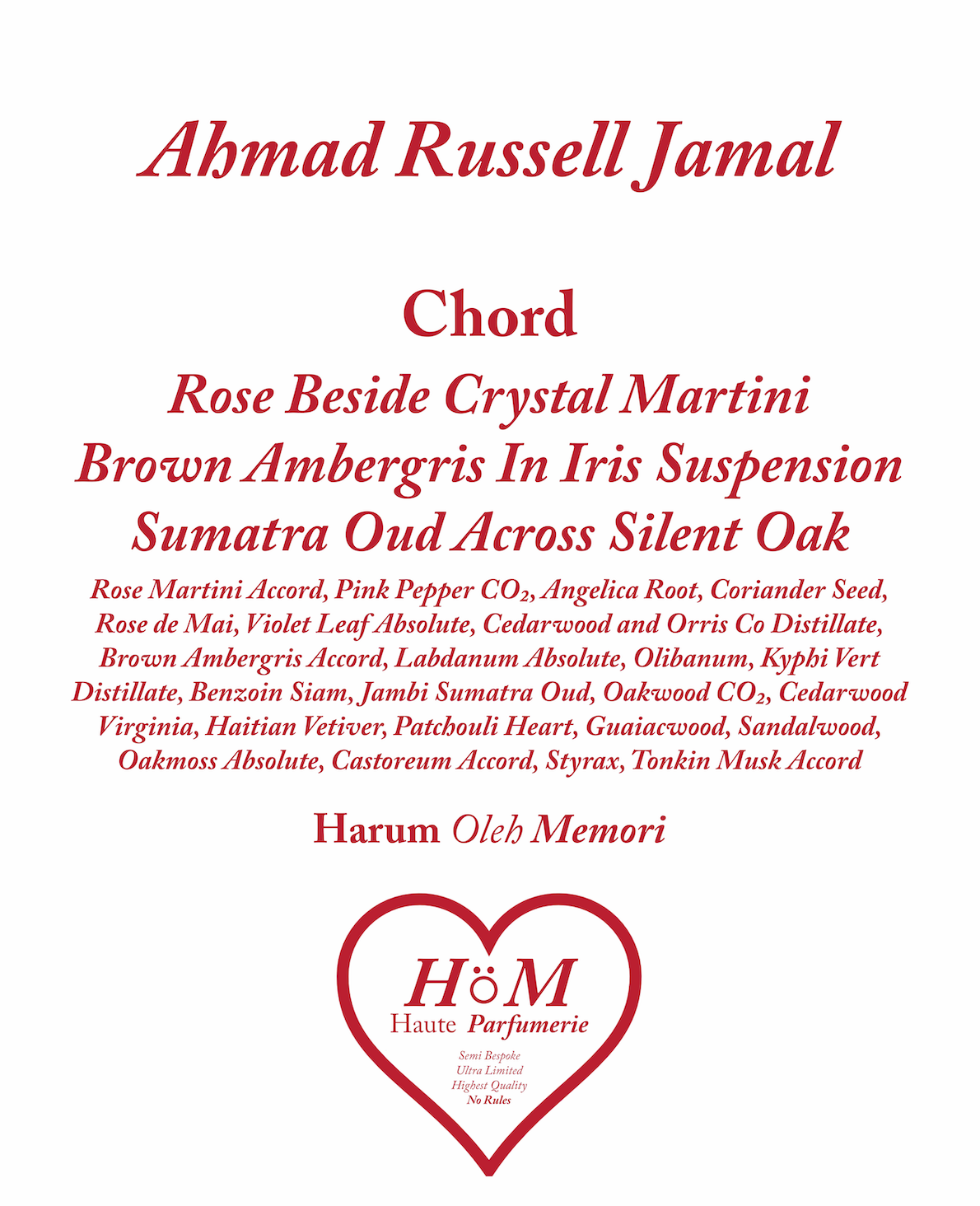 Ahmad Russell Jamal 50ml
